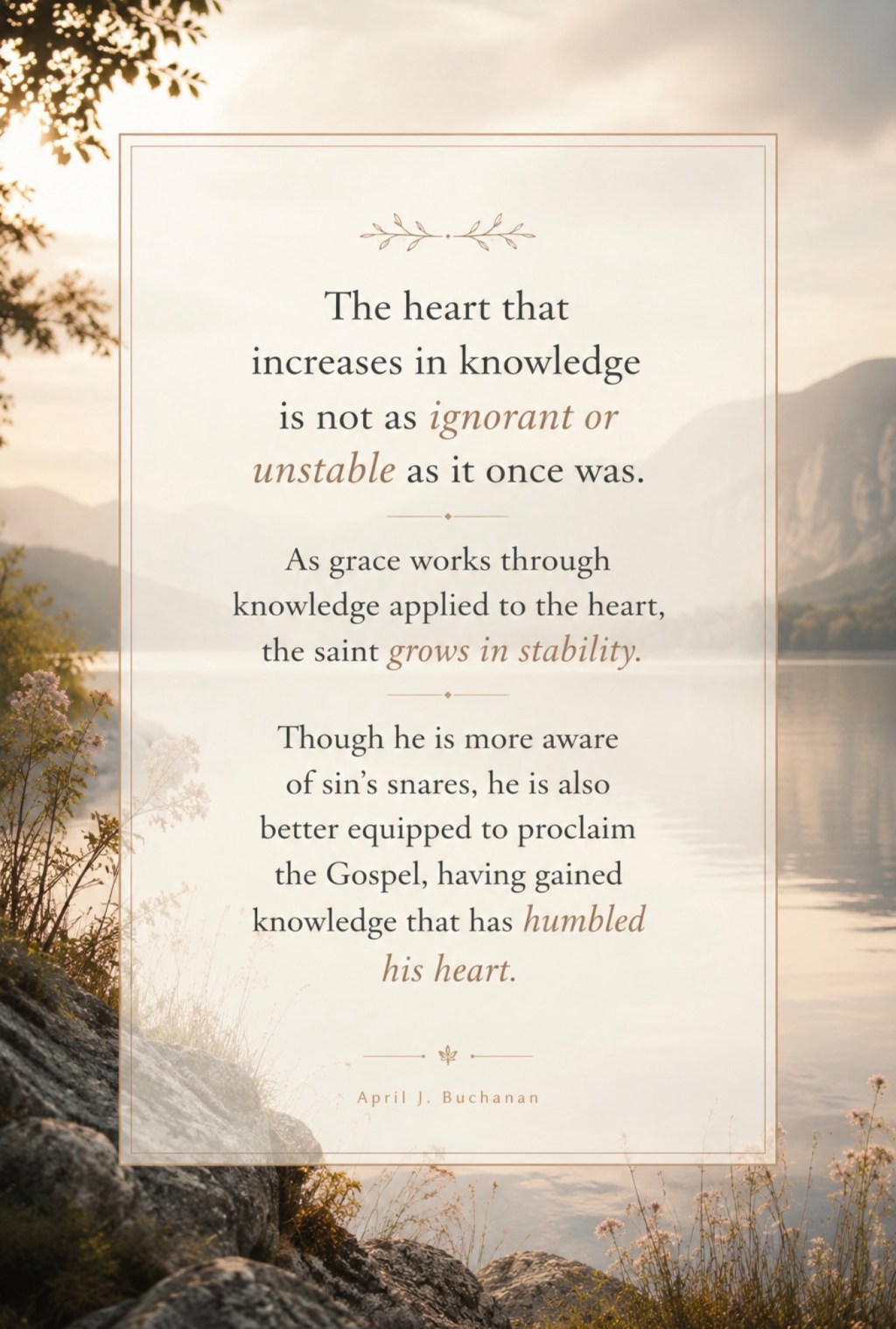 Growing in Knowledge Without Losing Love: The Balance of Truth, Tenderness, and Faithful&nbsp;Witness