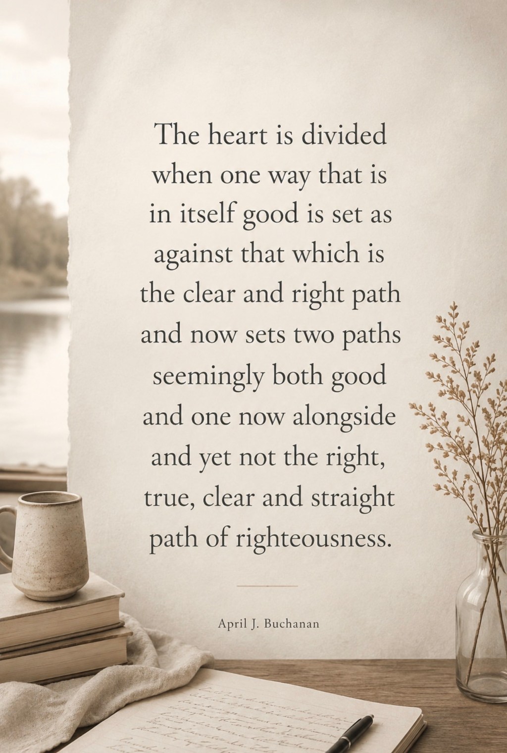 The Deception of a Divided HeartWhen What Seems Good Begins to Oppose What Is&nbsp;Right